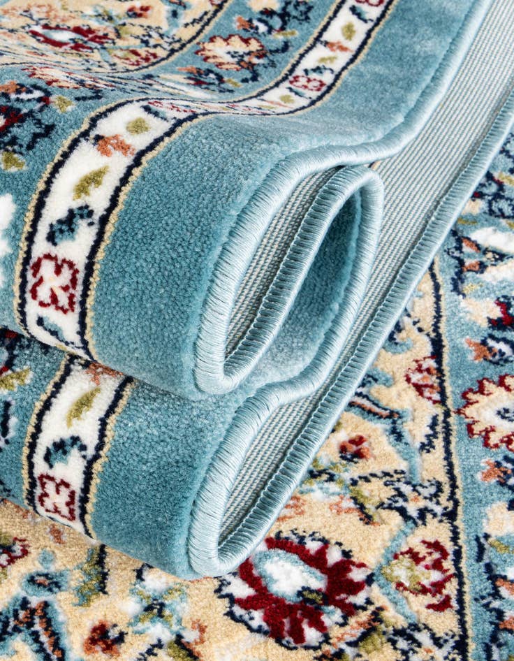 Detail image of  3' x 13' Nain Design Runner Rug