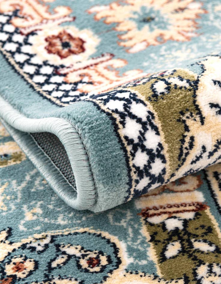 Detail image of  3' x 13' Nain Design Runner Rug
