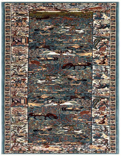 Primary image  2' 7 x 10' Nain Design Runner Rug