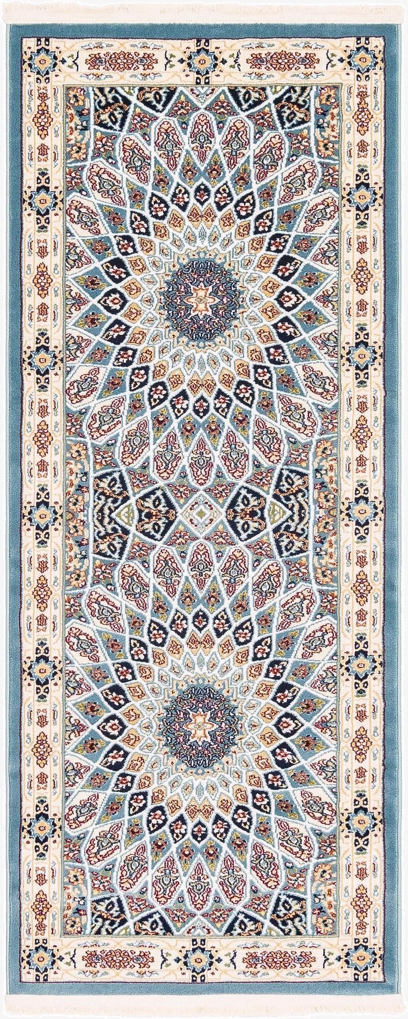 Primary image  2' 7 x 6' Nain Design Runner Rug