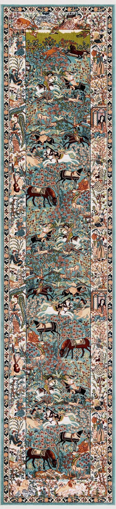 Primary image  2' 7 x 11' Nain Design Runner Rug