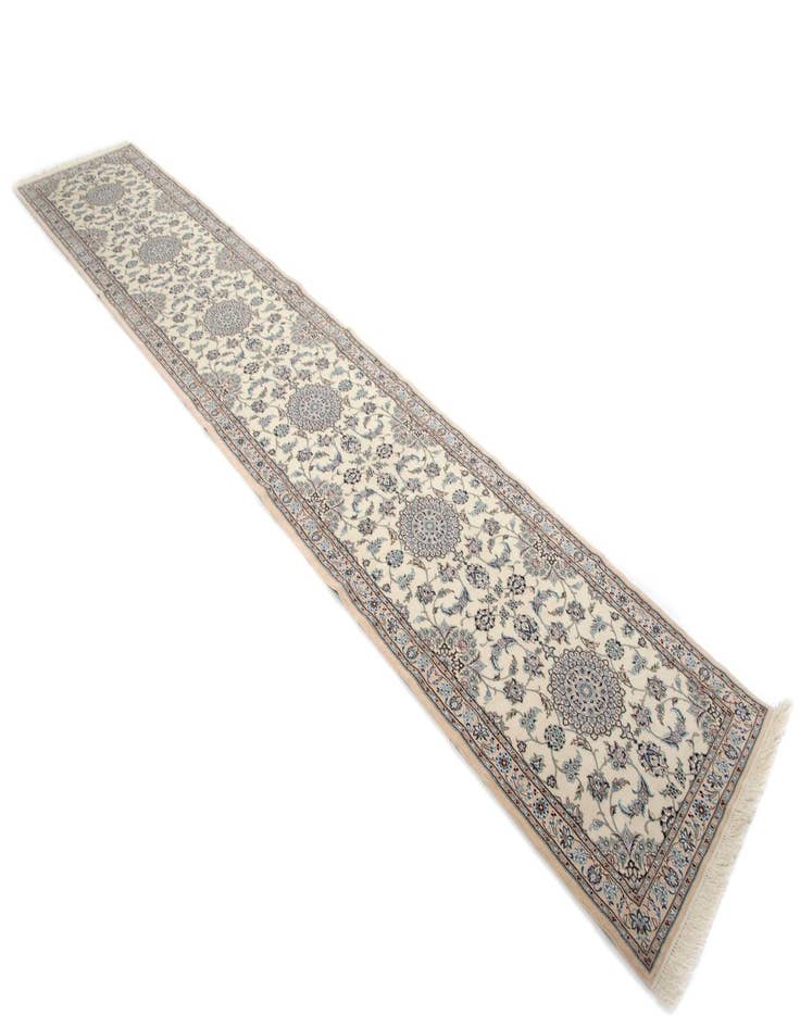 Detail image of  3' 3 x 18' 7 Nain Wool Runner Rug