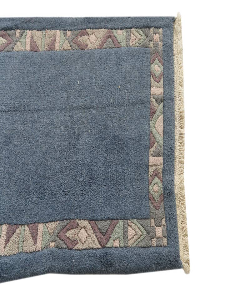 Detail image of  2' 1 x 3' 10  Hand Knotted Nepal Wool Runner Rug