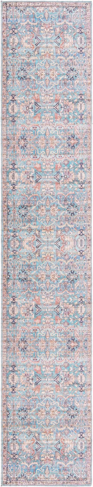  2' 7 x 14'  Washable Nostalgia Runner Rug