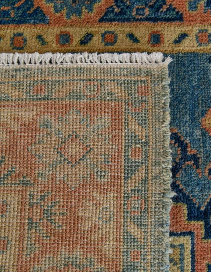 Detail image of  2' 9 x 6' 4  Hand Knotted Oushak Wool Runner Rug