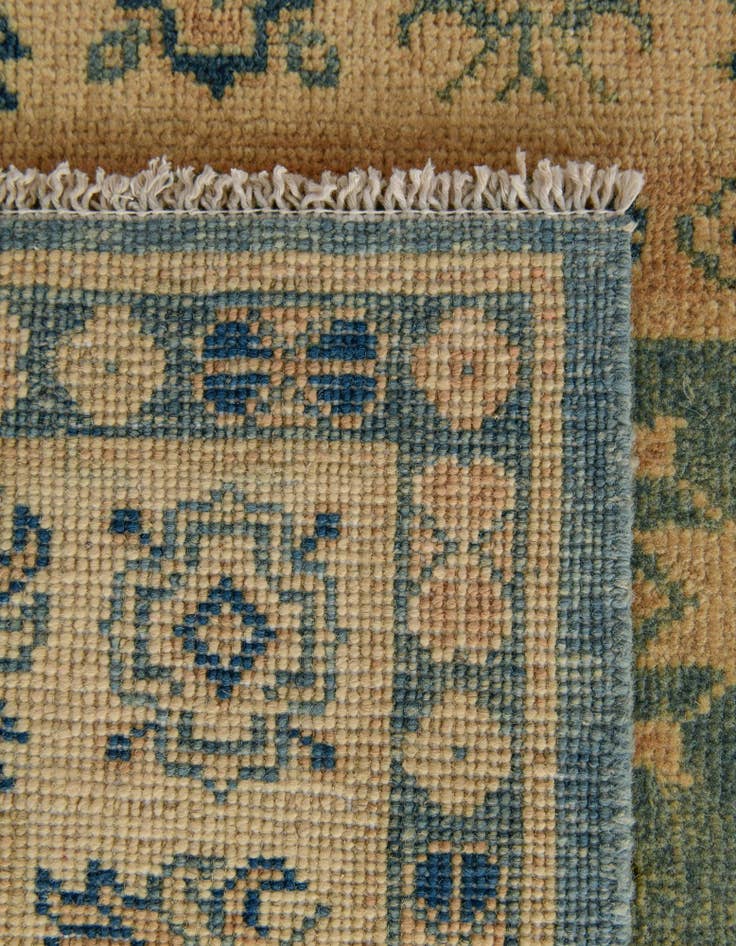 Detail image of  3' 3 x 11' 9  Hand Knotted Oushak Wool Runner Rug