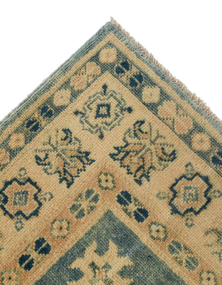 Detail image of  3' 3 x 11' 9  Hand Knotted Oushak Wool Runner Rug