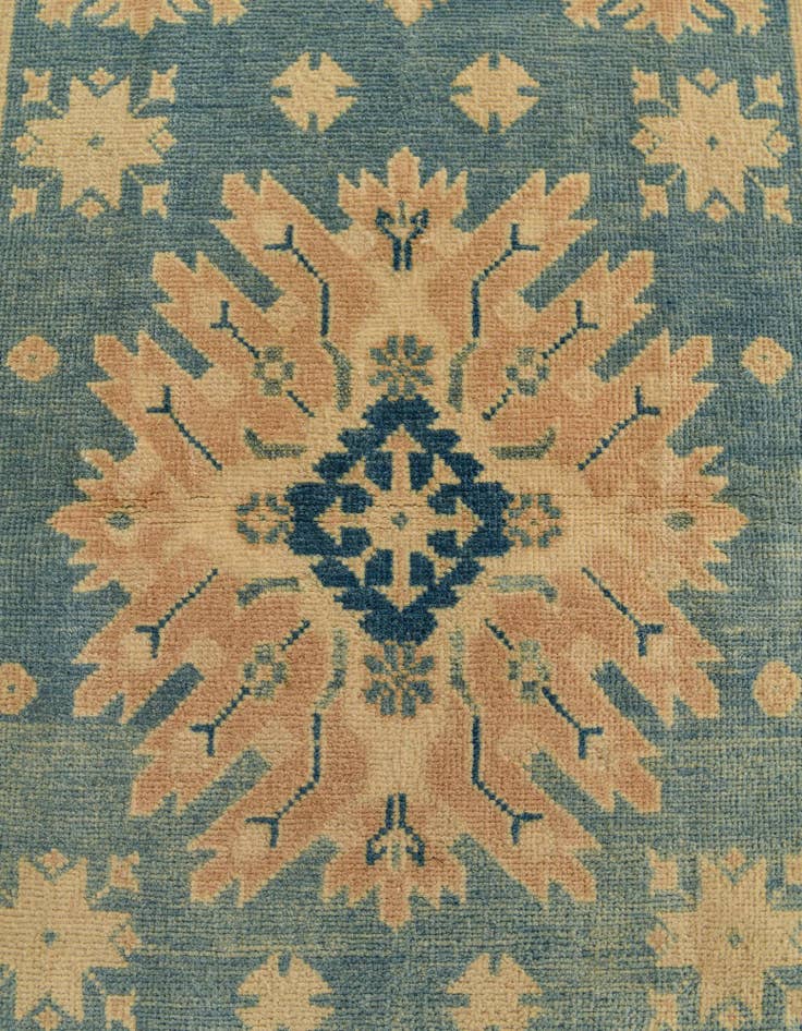 Detail image of  3' 3 x 11' 9  Hand Knotted Oushak Wool Runner Rug