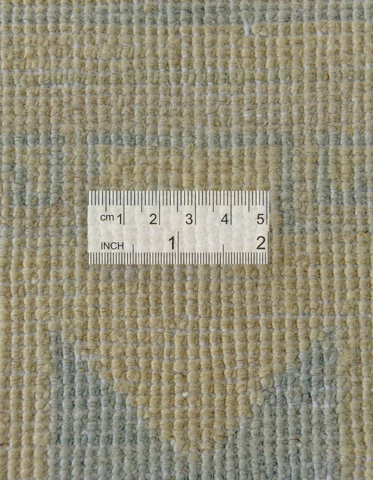 Detail image of 2' 10 x 10' Hand Knotted Oushak Wool Runner Rug