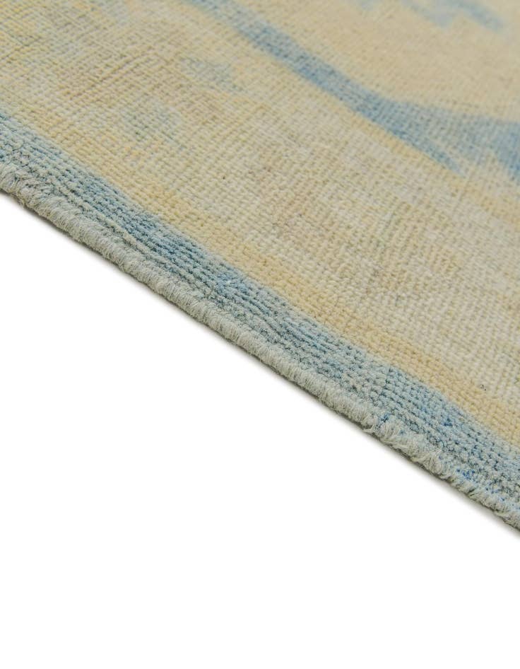 Detail image of 2' 10 x 10' Hand Knotted Oushak Wool Runner Rug
