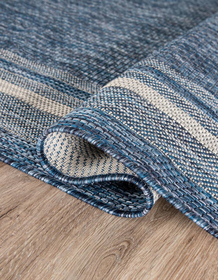 Detail image of  2' 7 x 13'  Washable Border Indoor / Outdoor Runner Rug