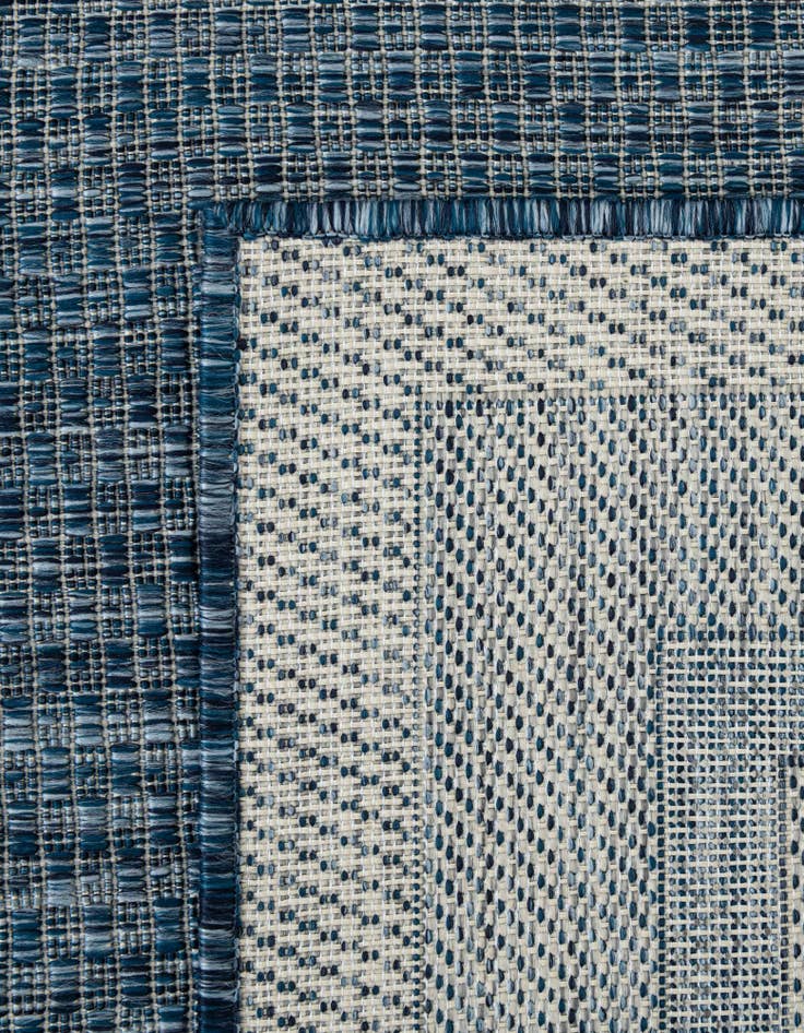 Detail image of  2' x 6'  Washable Border Indoor / Outdoor Runner Rug