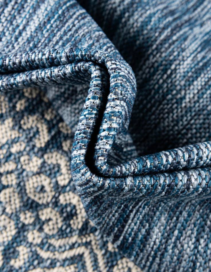 Detail image of  2' x 6'  Washable Border Indoor / Outdoor Runner Rug