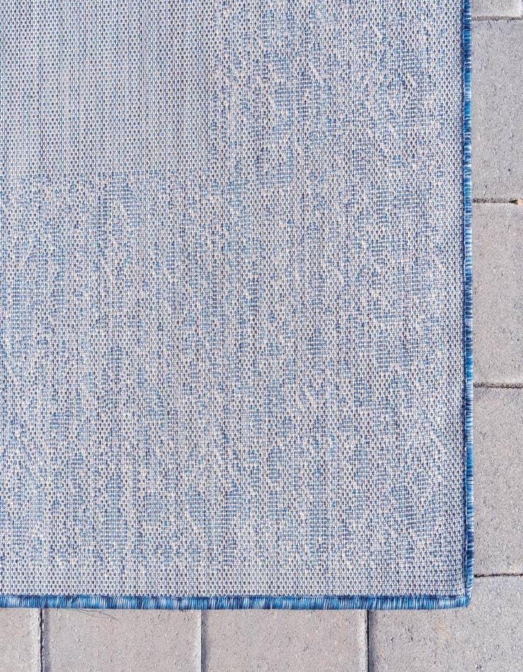 Detail image of  2' x 6'  Washable Border Indoor / Outdoor Runner Rug