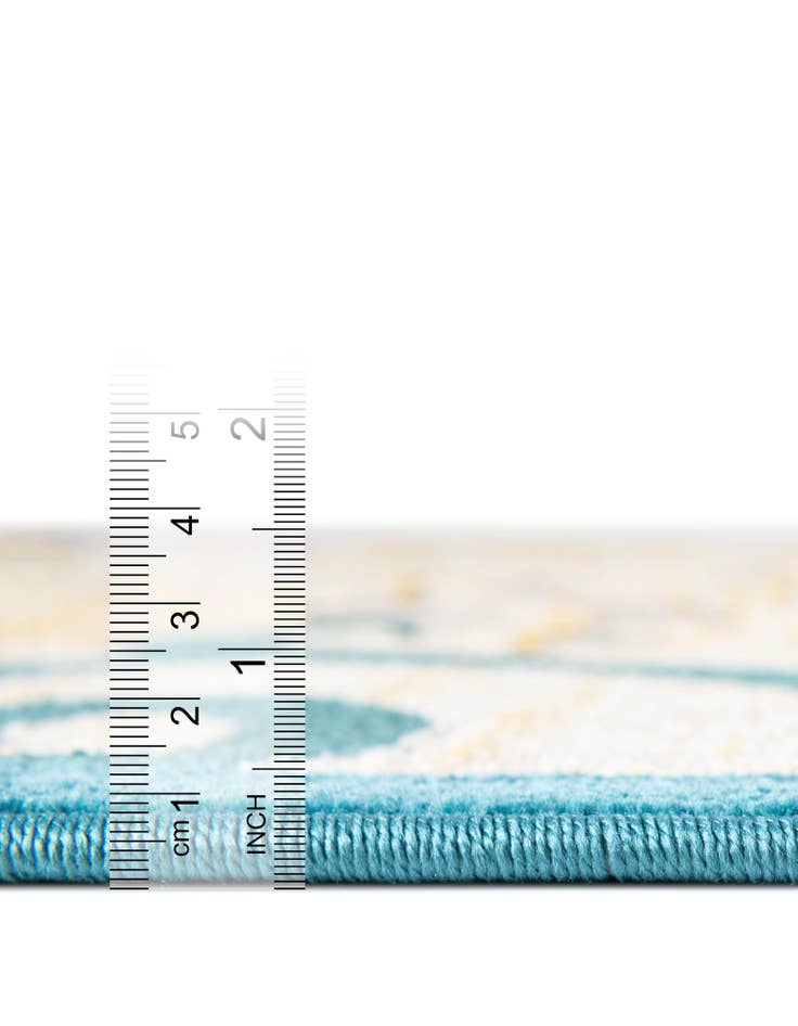 Detail image of  2' x 6'  Washable Botanical Indoor / Outdoor Runner Rug