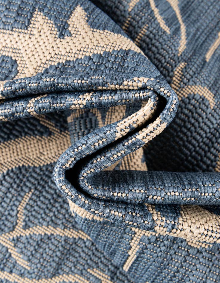 Detail image of  2' x 6'  Washable Botanical Indoor / Outdoor Runner Rug