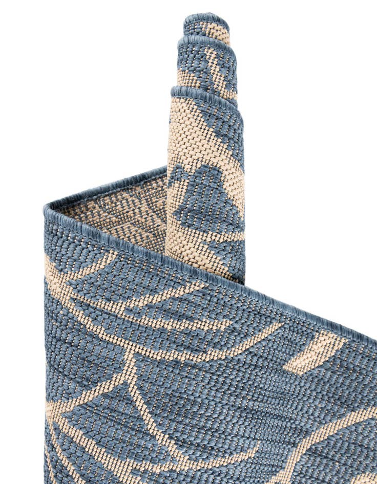 Detail image of  2' x 6'  Washable Botanical Indoor / Outdoor Runner Rug