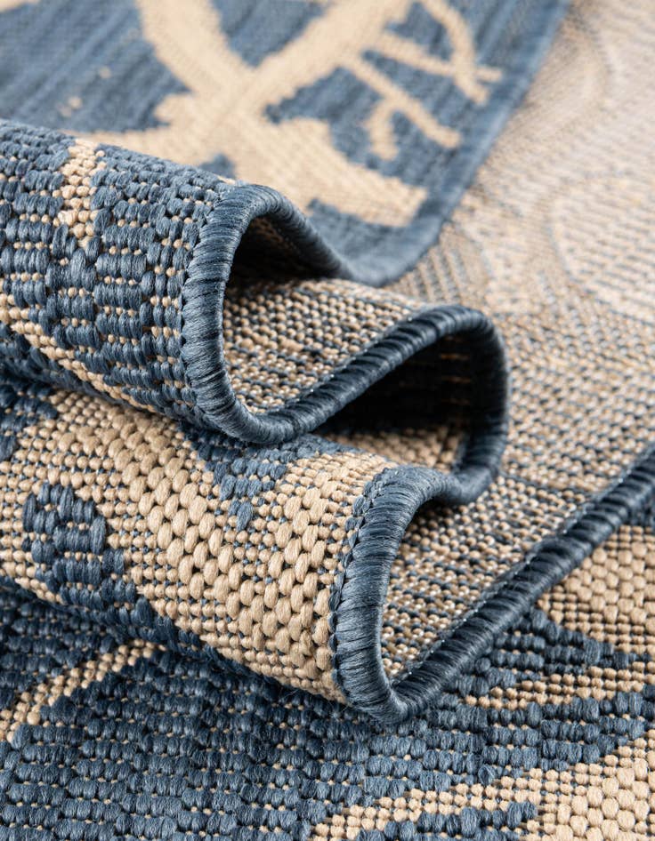 Detail image of  2' x 6'  Washable Botanical Indoor / Outdoor Runner Rug