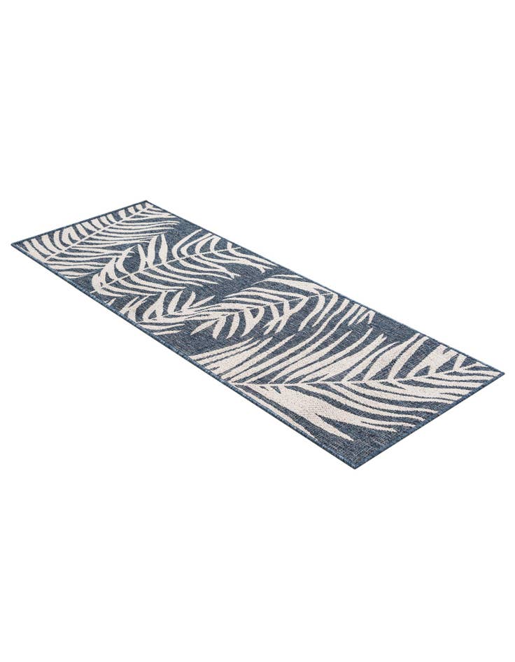 Detail image of  2' x 6'  Washable Botanical Indoor / Outdoor Runner Rug