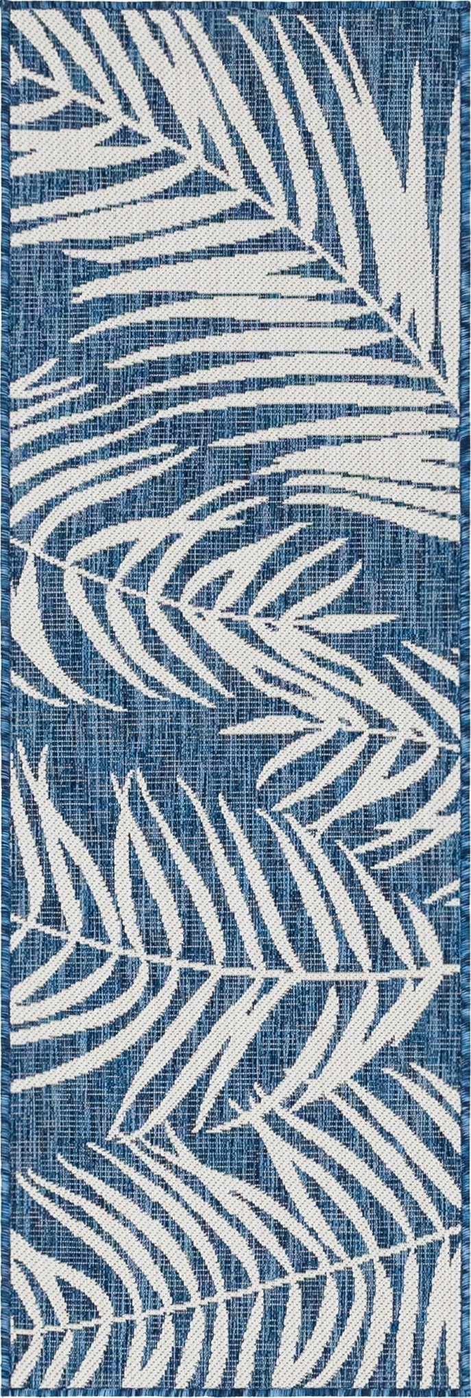Primary image  2' x 6'  Washable Botanical Indoor / Outdoor Runner Rug
