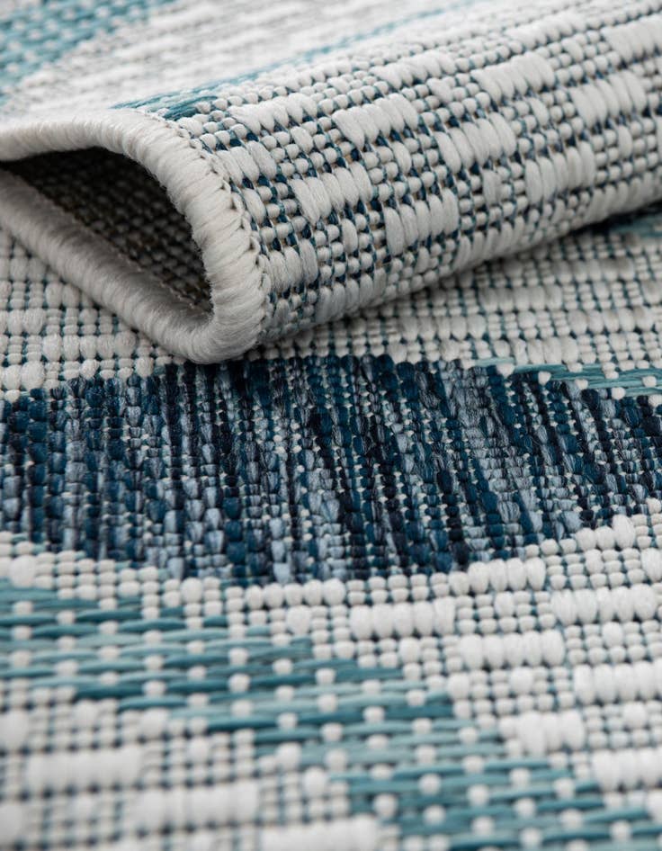 Detail image of  2' x 8'  Washable Coastal Indoor / Outdoor Runner Rug