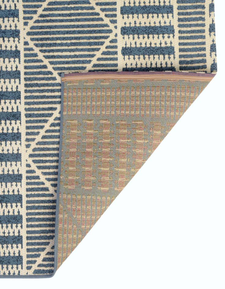Detail image of  2' 7 x 5' 3  Washable Lattice Indoor / Outdoor Runner Rug