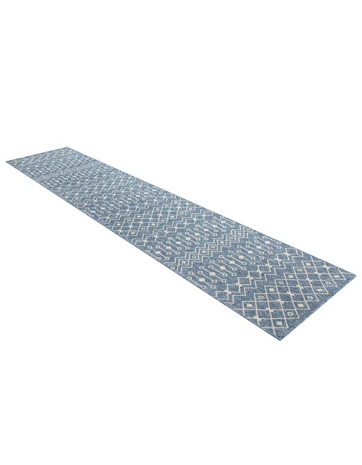 Detail image of  2' 7 x 13'  Washable Lattice Indoor / Outdoor Runner Rug