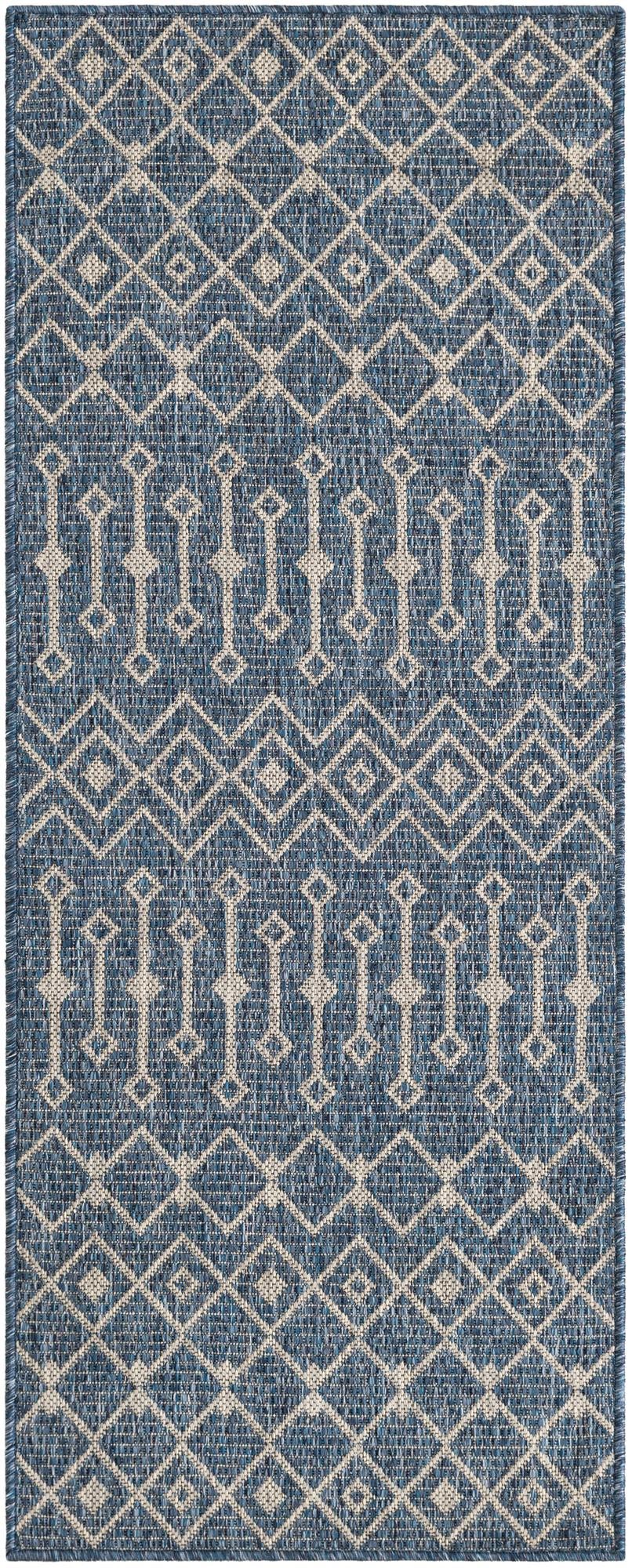  2' x 5'  Washable Lattice Indoor / Outdoor Runner Rug