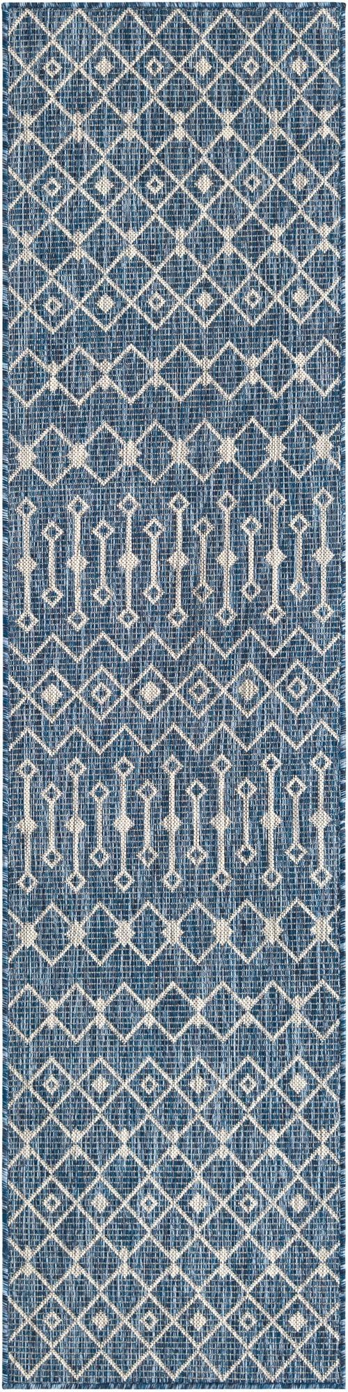  2' x 8'  Washable Lattice Indoor / Outdoor Runner Rug