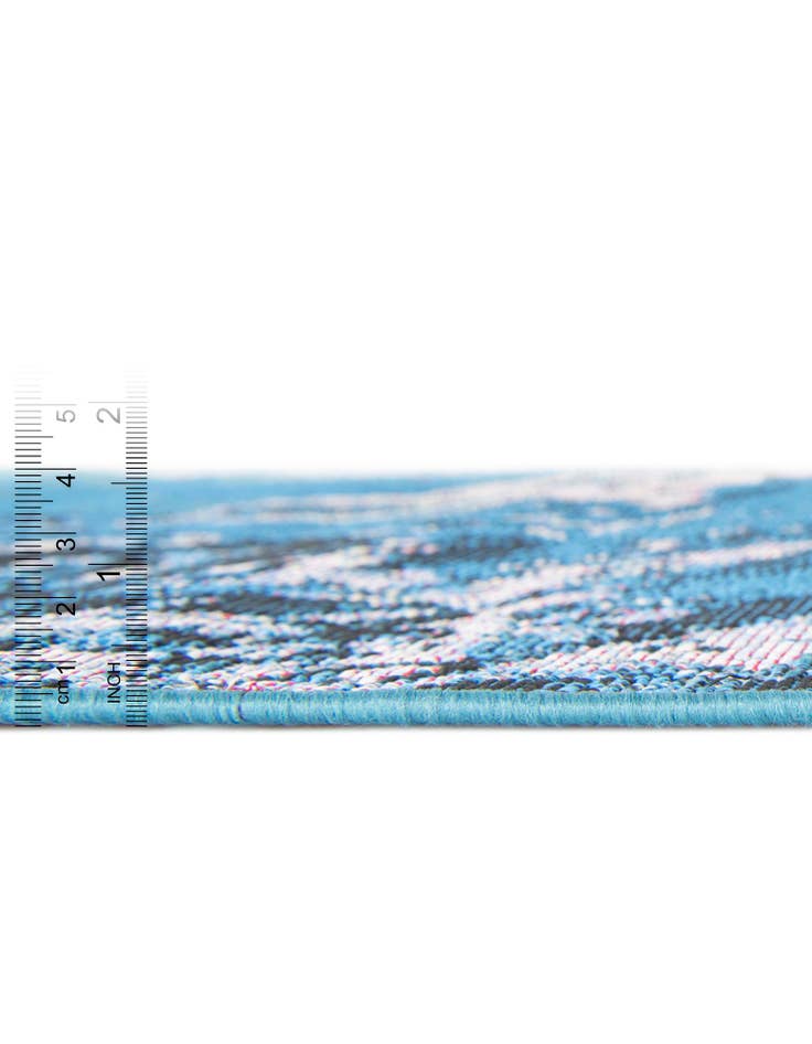 Detail image of  2' x 5' 1  Washable Modern Indoor / Outdoor Runner Rug