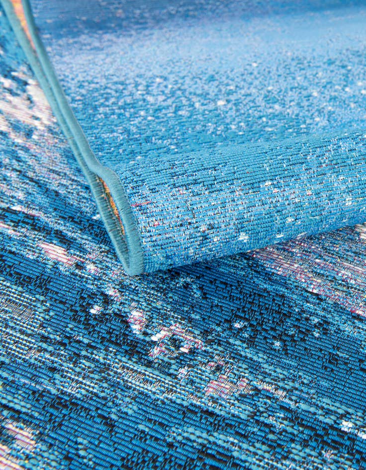 Detail image of  2' x 5' 1  Washable Modern Indoor / Outdoor Runner Rug