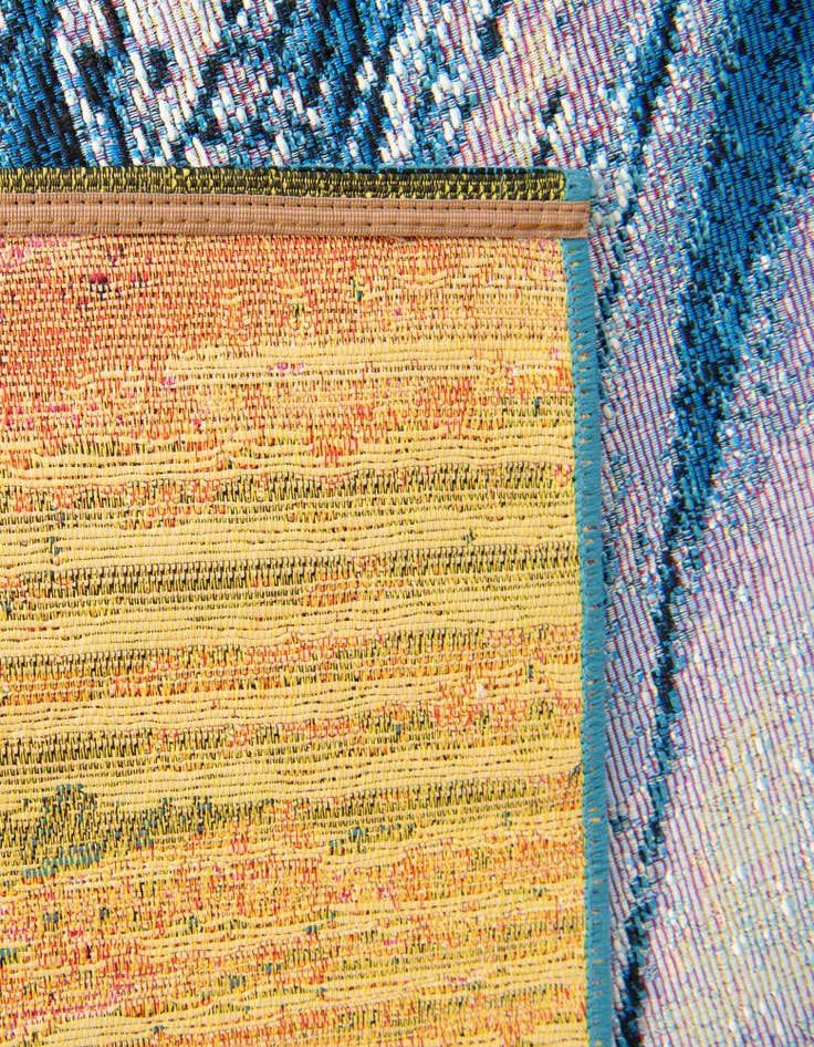 Detail image of  2' x 5' 1  Washable Modern Indoor / Outdoor Runner Rug