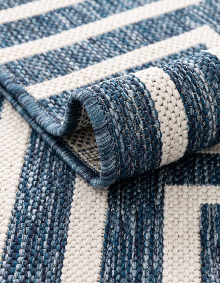 Detail image of  2' x 5' 3  Washable Modern Indoor / Outdoor Runner Rug