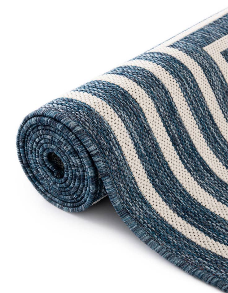 Detail image of  2' x 5' 3  Washable Modern Indoor / Outdoor Runner Rug