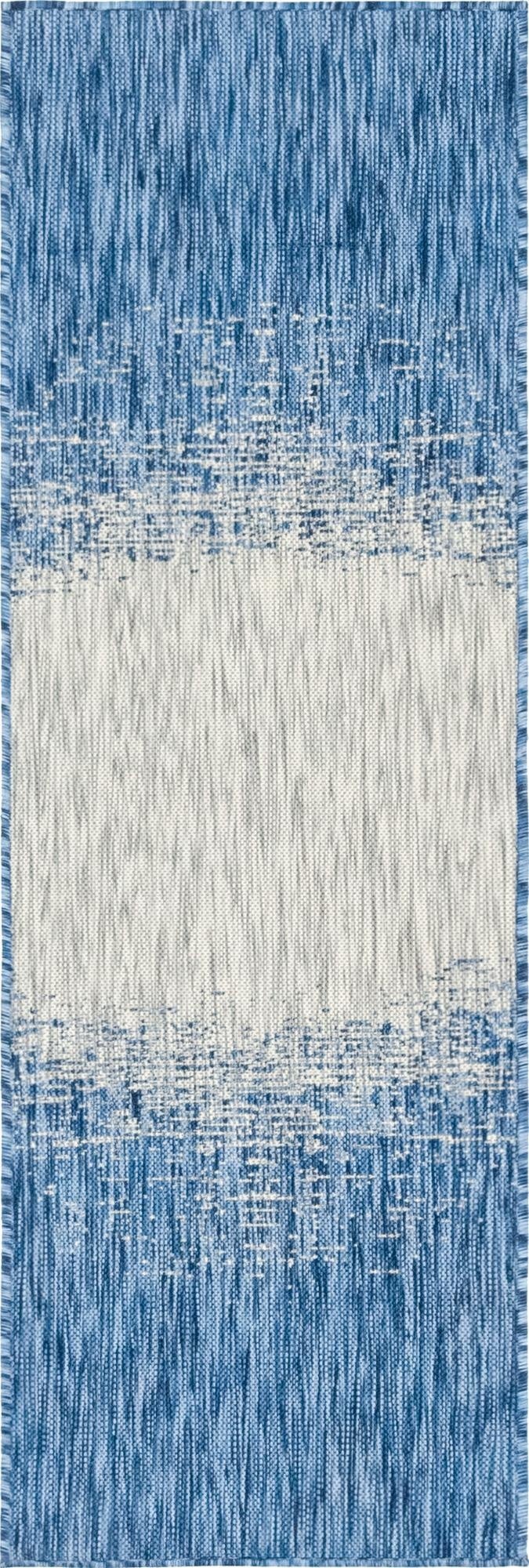  2' x 6'  Washable Modern Indoor / Outdoor Runner Rug