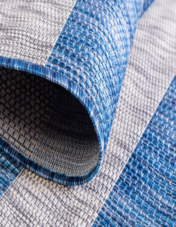 Detail image of  2' x 6'  Washable Ribbon Indoor / Outdoor Runner Rug