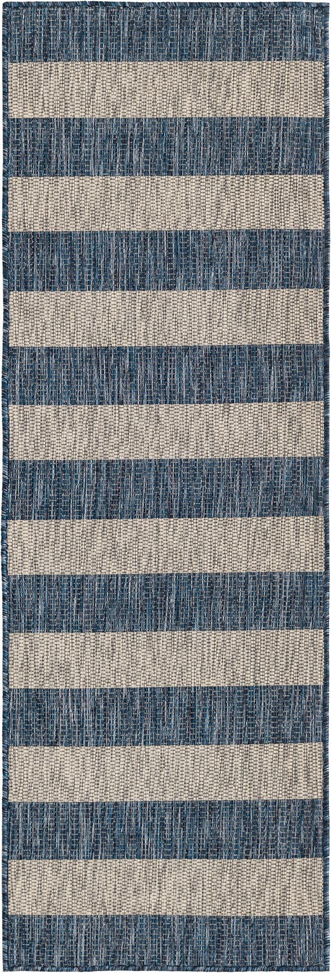  2' x 6'  Washable Ribbon Indoor / Outdoor Runner Rug