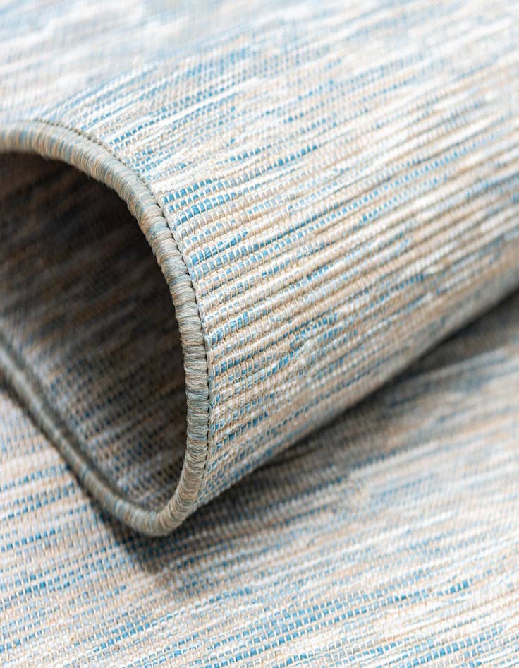 Detail image of  2' x 6'  Washable Solid Indoor / Outdoor Runner Rug