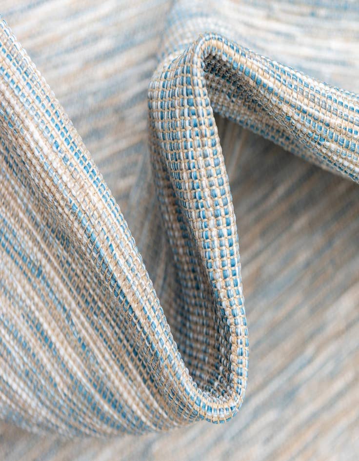 Detail image of  2' x 6'  Washable Solid Indoor / Outdoor Runner Rug