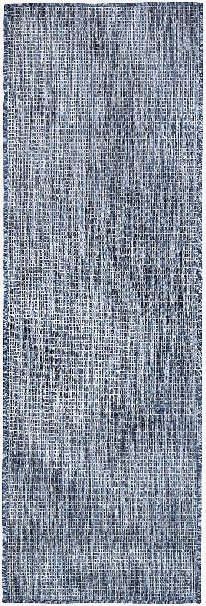  2' x 6'  Washable Solid Indoor / Outdoor Runner Rug