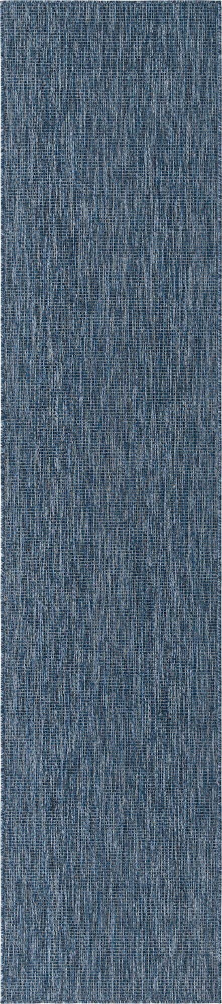  2' 7 x 12'  Washable Solid Indoor / Outdoor Runner Rug