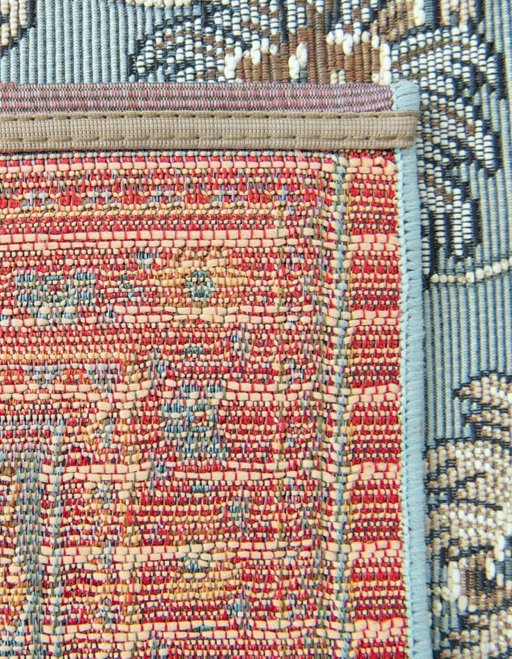 Detail image of  2' x 8'  Washable Traditional Indoor / Outdoor Runner Rug