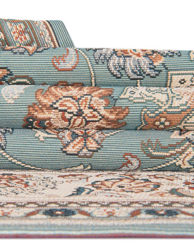 Detail image of  2' x 8'  Washable Traditional Indoor / Outdoor Runner Rug