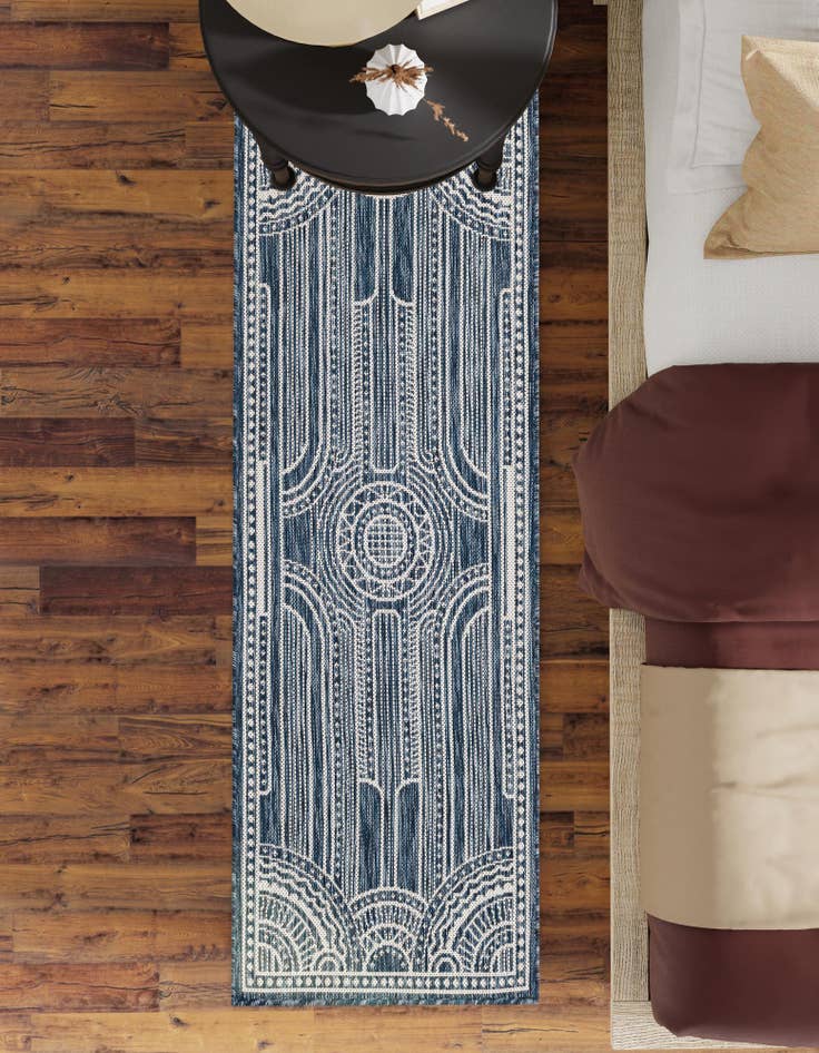 Detail image of  2' x 8'  Washable Traditional Indoor / Outdoor Runner Rug