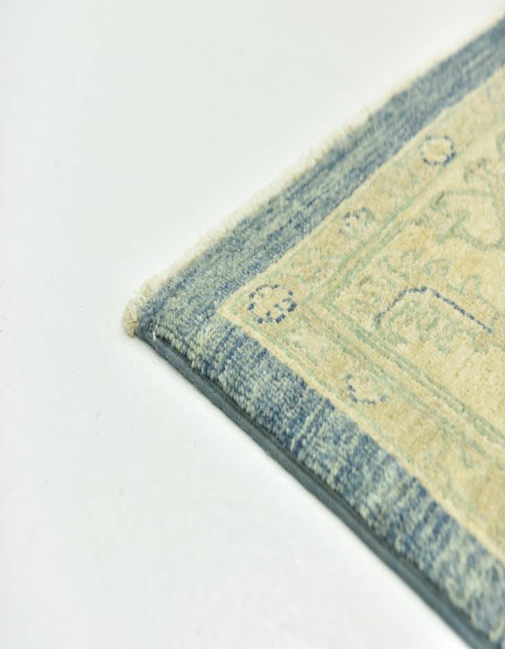 Detail image of  5' 1 x 10'  Hand Knotted Peshawar Ziegler Runner Rug