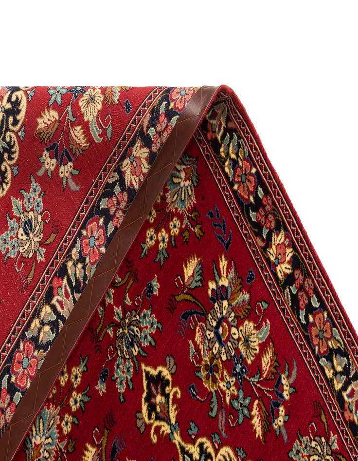 Detail image of  2' 7 x 7' 3  Hand Knotted Qom Persian Runner Rug