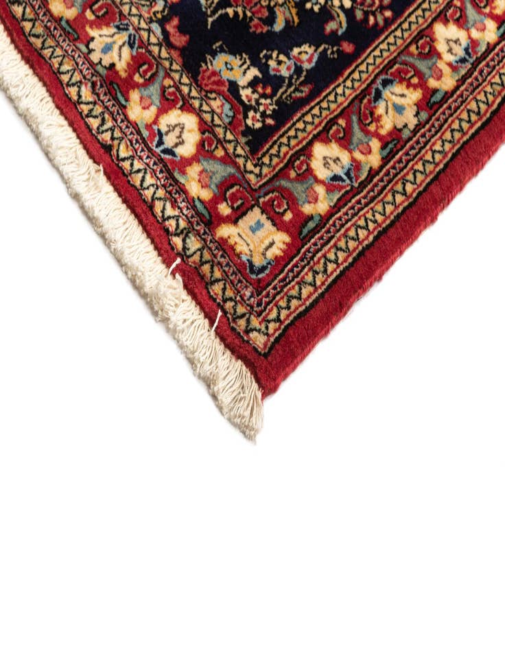 Detail image of  2' 11 x 13' 5  Hand Knotted Qom Persian Runner Rug