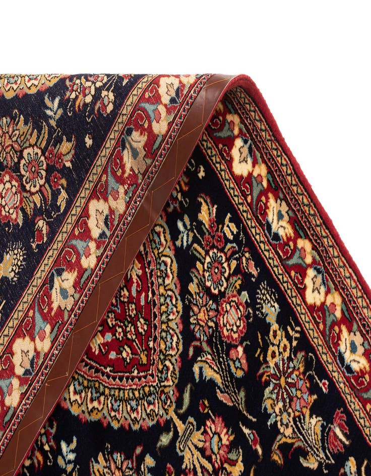 Detail image of  2' 11 x 13' 5  Hand Knotted Qom Persian Runner Rug