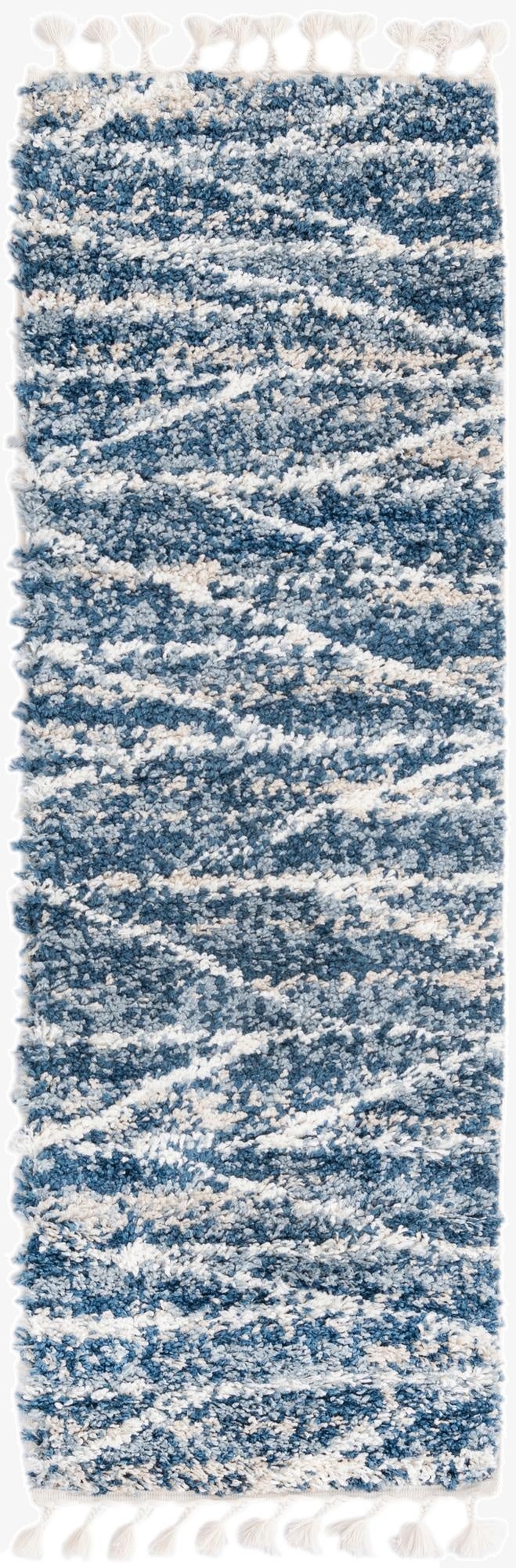  2' x 6' Serenity Shag Runner Rug
