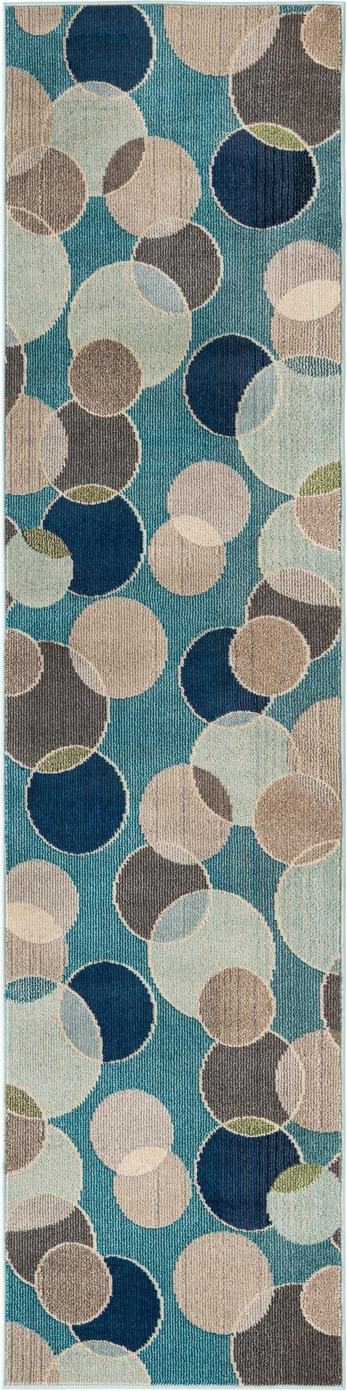  2' 7 x 10'  Washable Theia Runner Rug